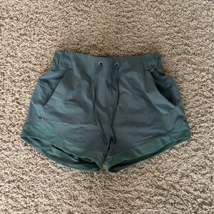 Lululemon green Drawstring shorts